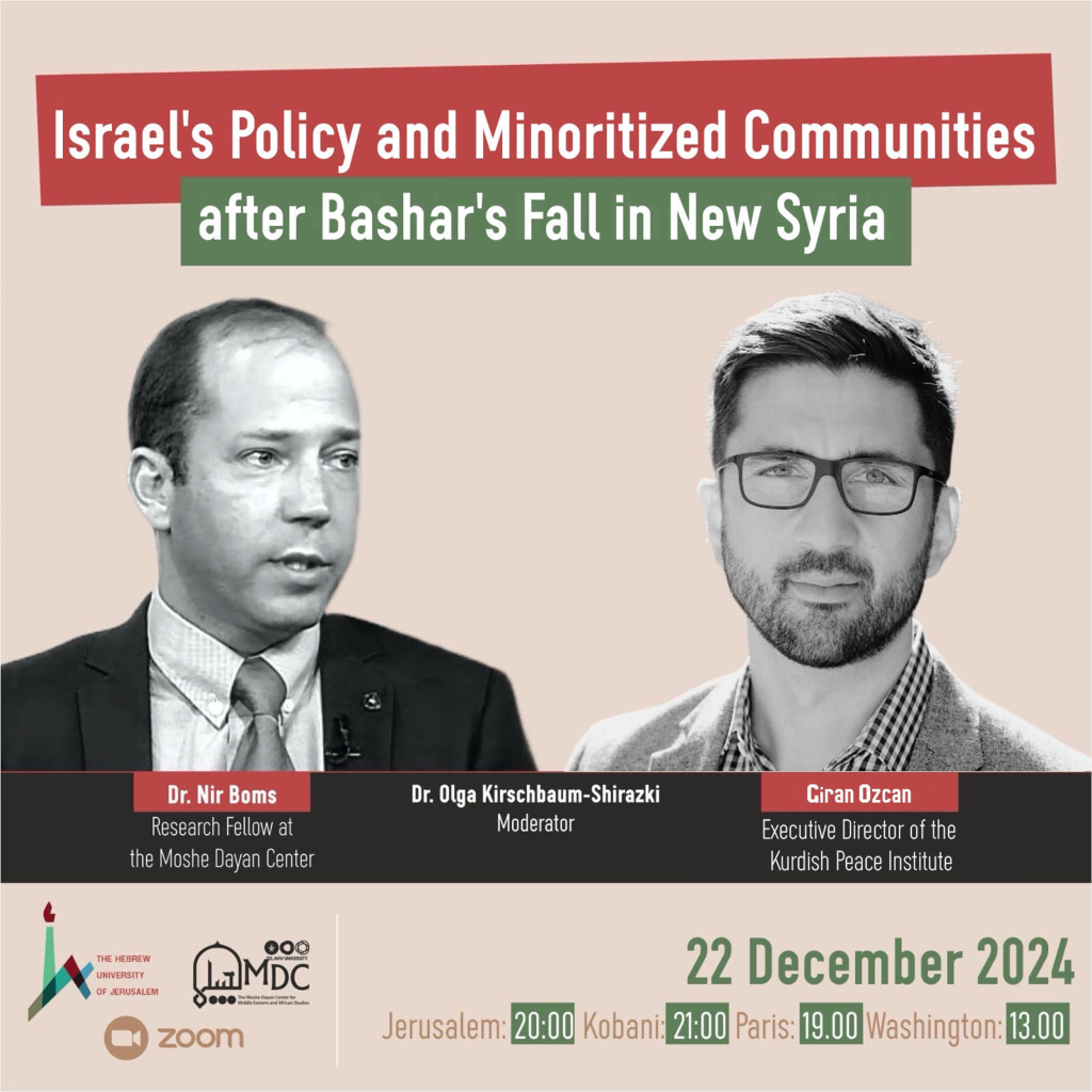 Israel’s Policy and Minoritized Communities in post Assad Syria